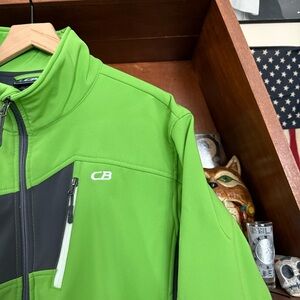 CB Sport - Vintage Polyester Blend Fleece Lined Zipper Front Jacket - Men’s xL